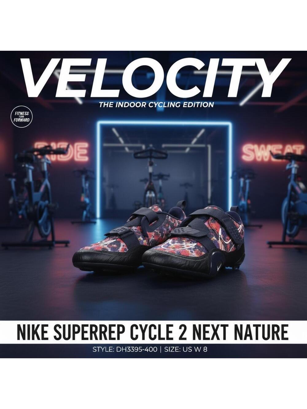 Nike SuperRep Cycle 2 Next Nature DH3395-400 Spray Paint Women’s 8 NWOT No Box